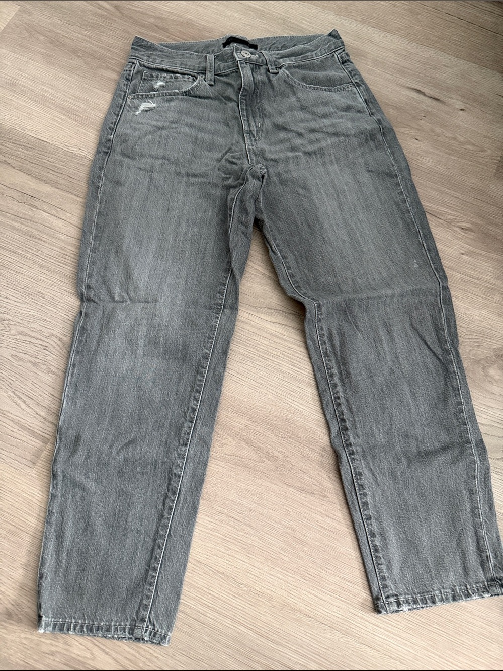 Uniqlo Women's Grey Cropped Ankle Jeans